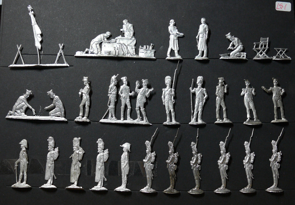 Mignot: figures from the Camp set - Glorious Empires-Historical Miniatures  